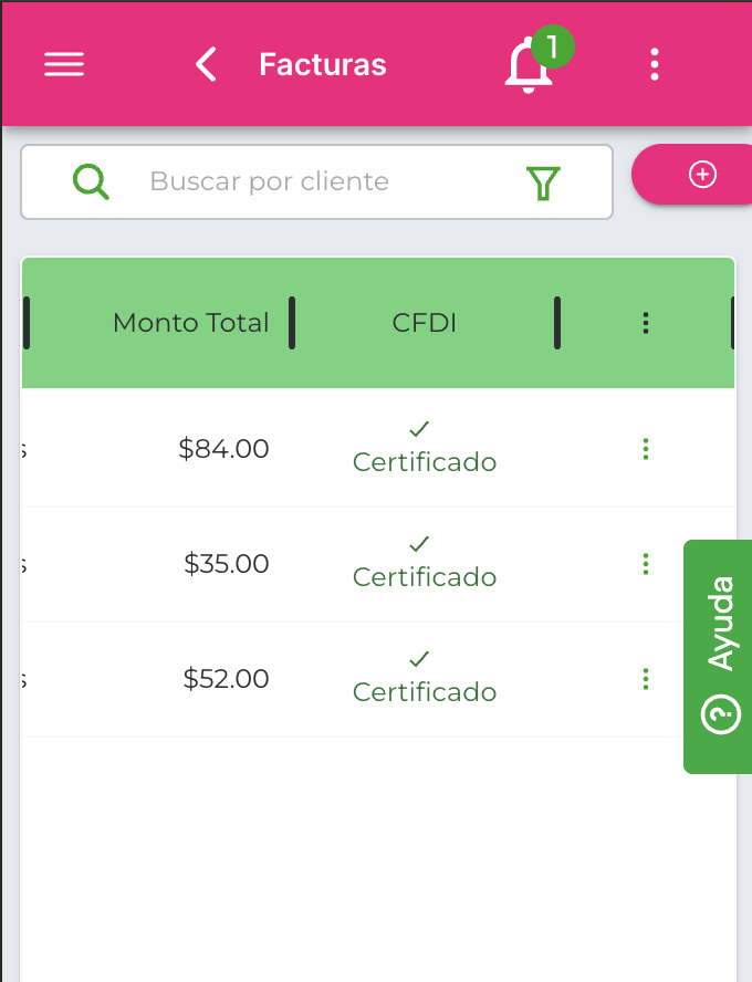 Factura CFDI en Rombo